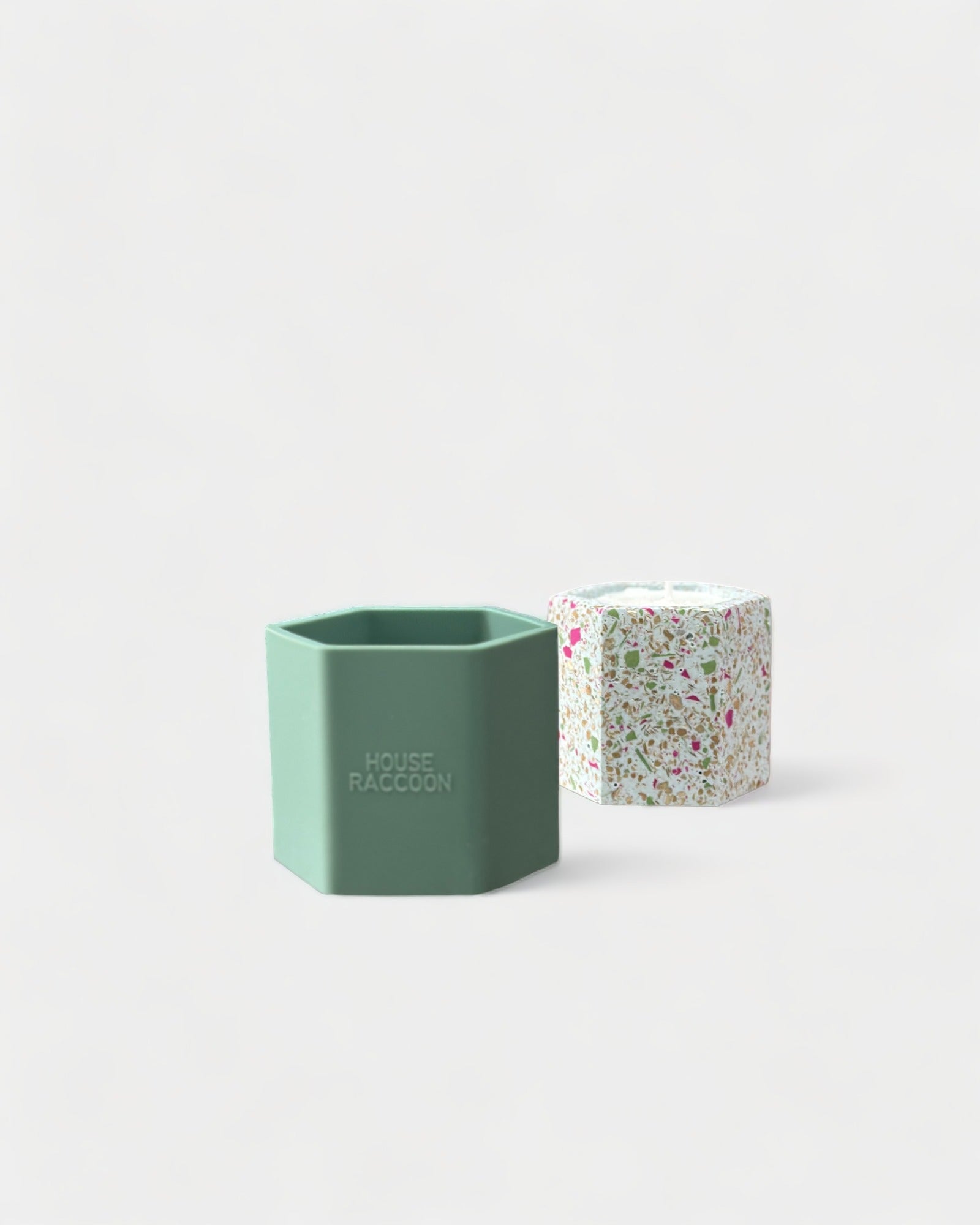 DIY Box - Terrazzo Kaarsen DIY House Raccoon