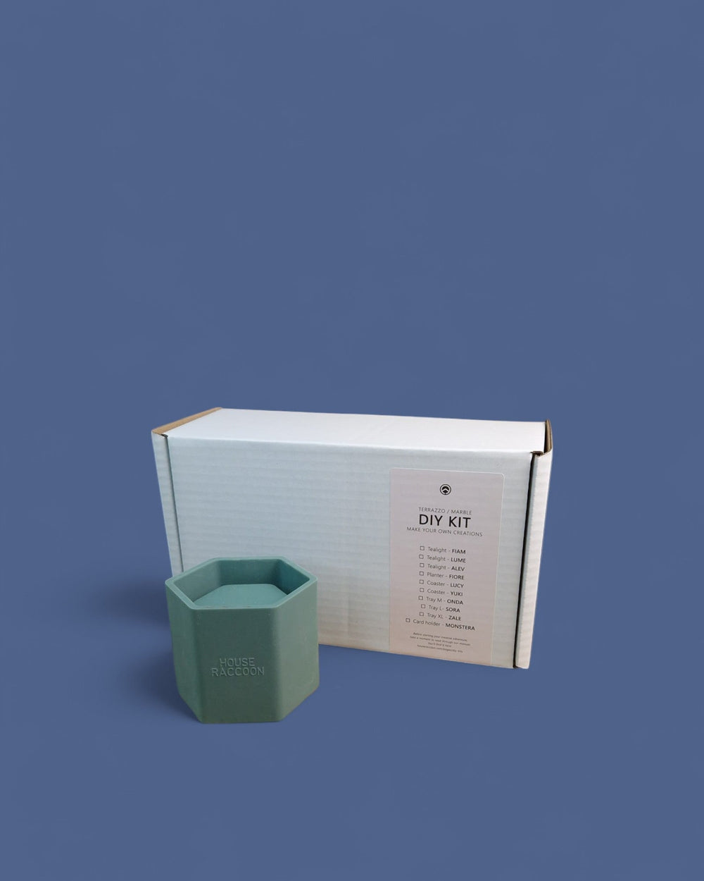DIY Box - Terrazzo Planter FIORE Ø 5,5cm DIY Boxen House Raccoon