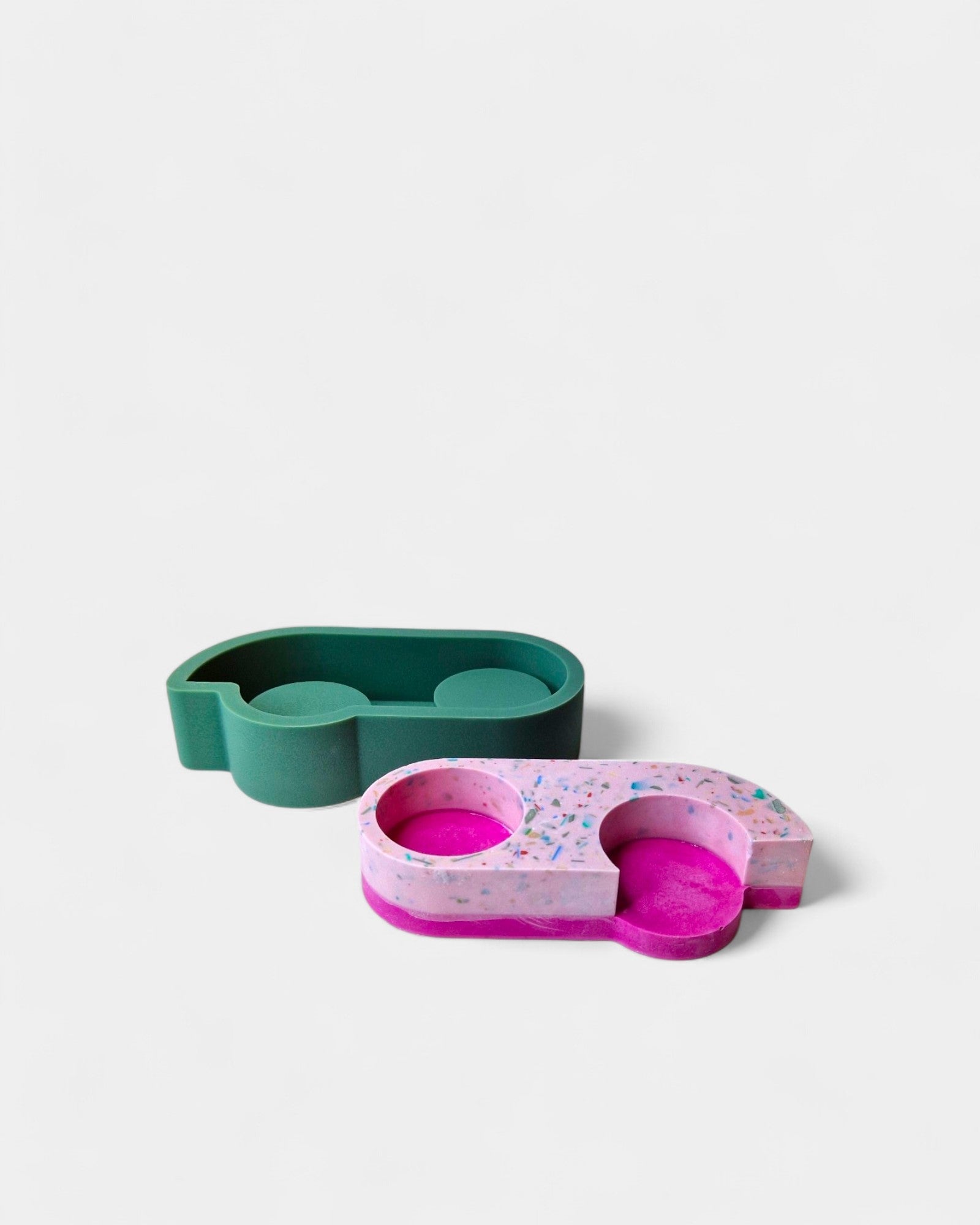 DIY Box - Terrazzo tea light 2x LUME DIY Boxen House Raccoon