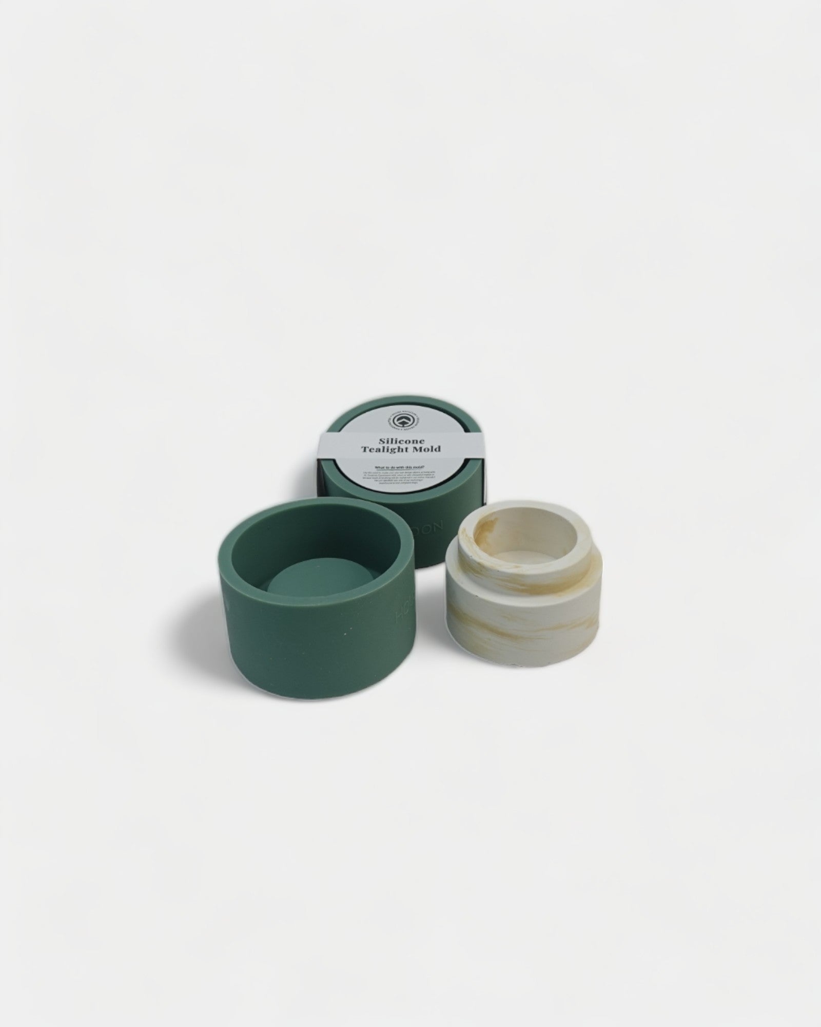 DIY - Siliconen Mal Basis - Theelichthouder Rond ⌀ 6,5cm DIY House Raccoon