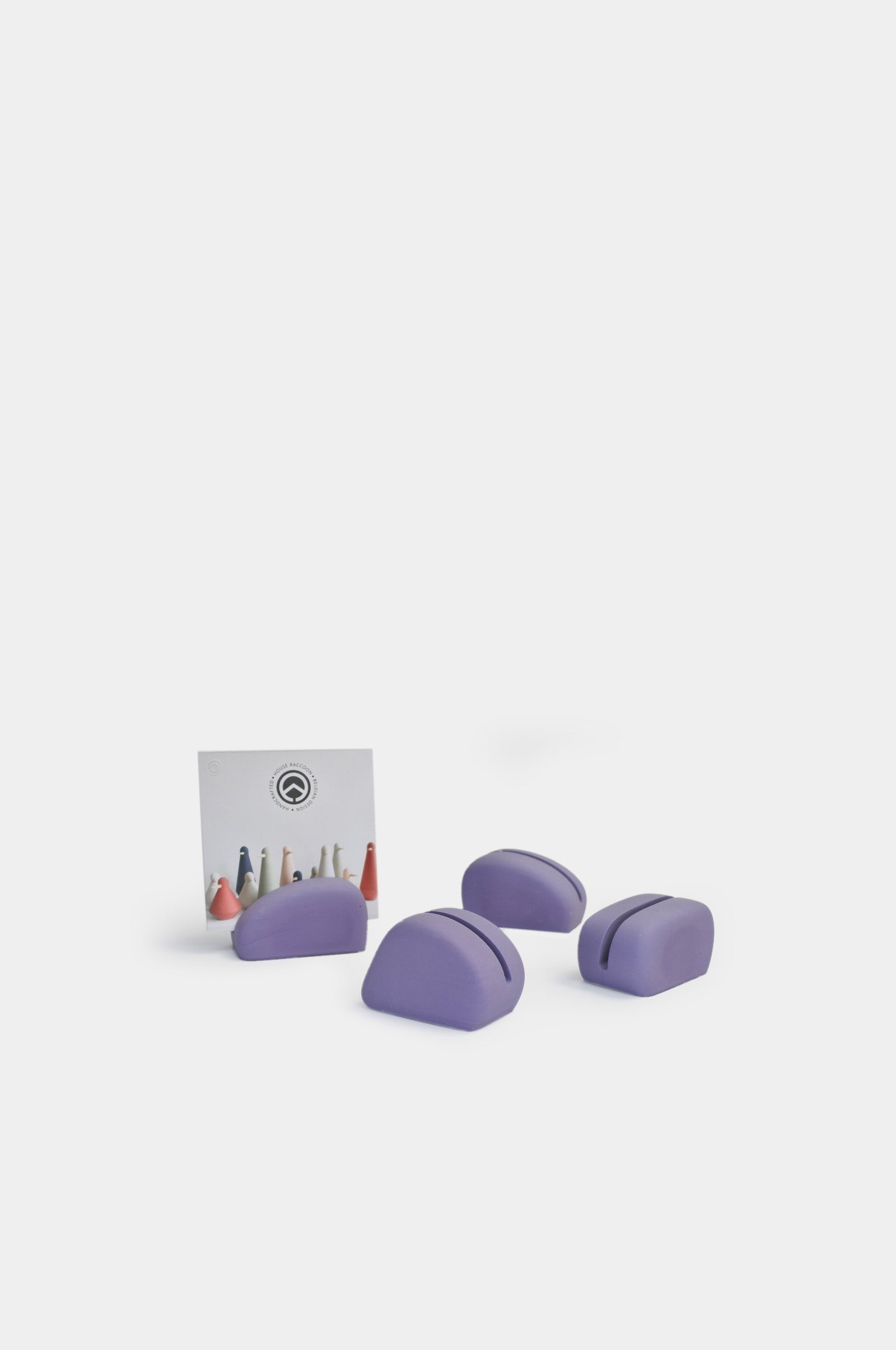Rocco Card Holders Stationery House Raccoon Lilac