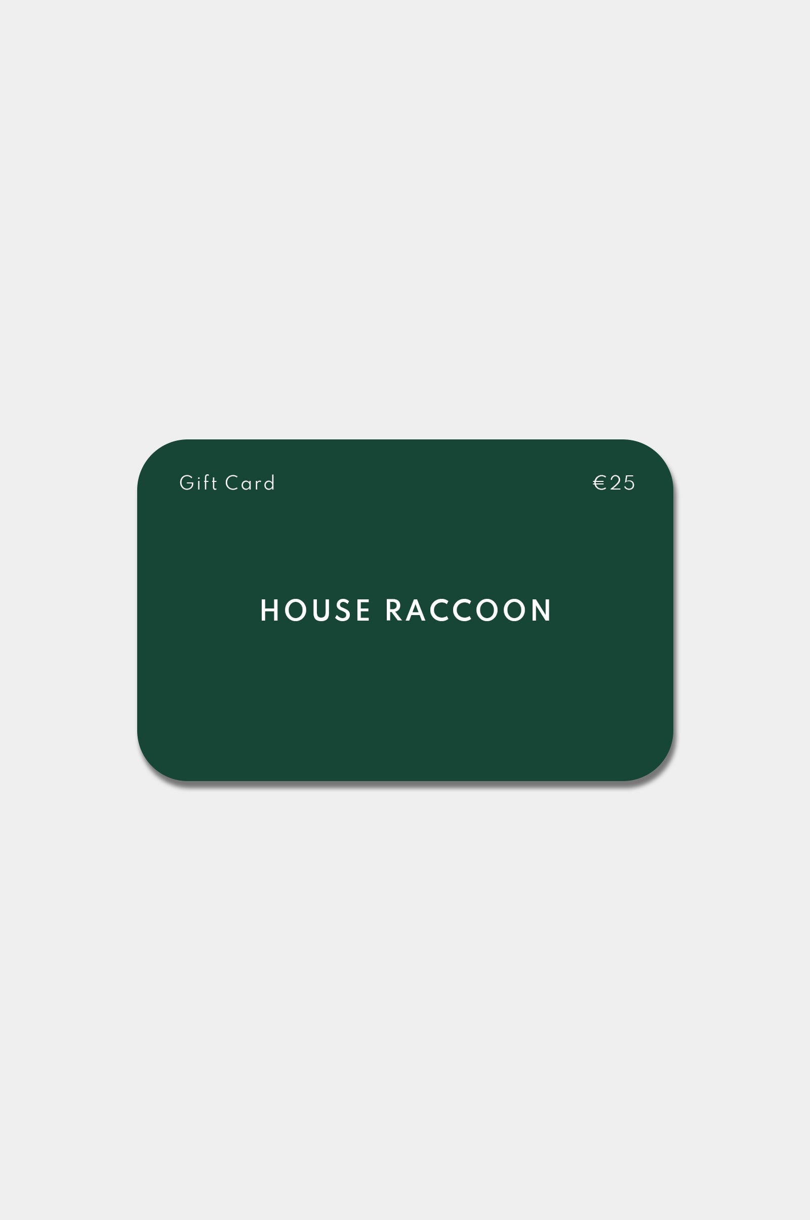 Cadeaubon House Raccoon Cadeaubon House Raccoon €25,00