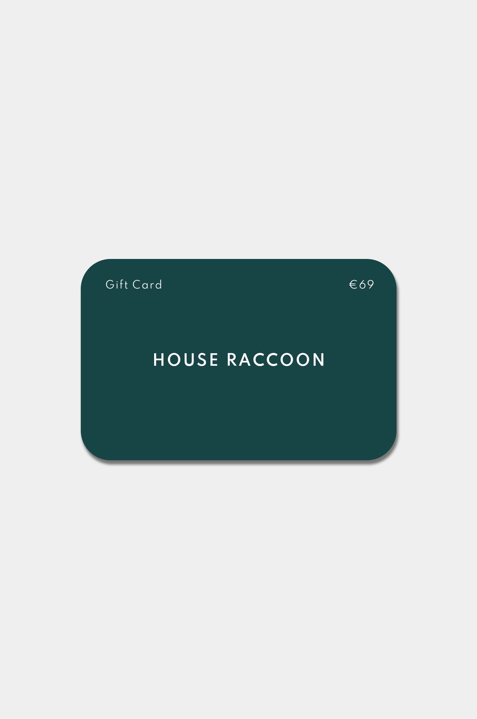 Cadeaubon House Raccoon Cadeaubon House Raccoon €69,00