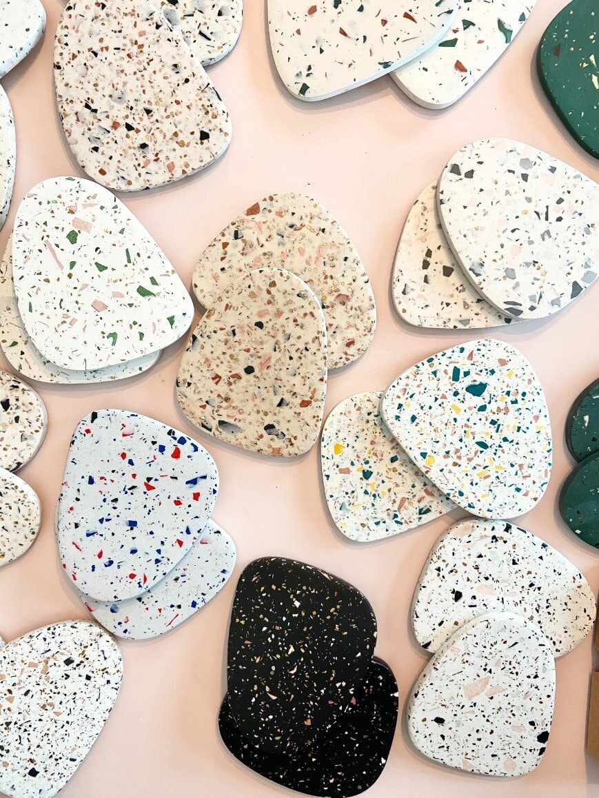 DIY Box - Terrazzo coaster LUCY DIY Boxen House Raccoon