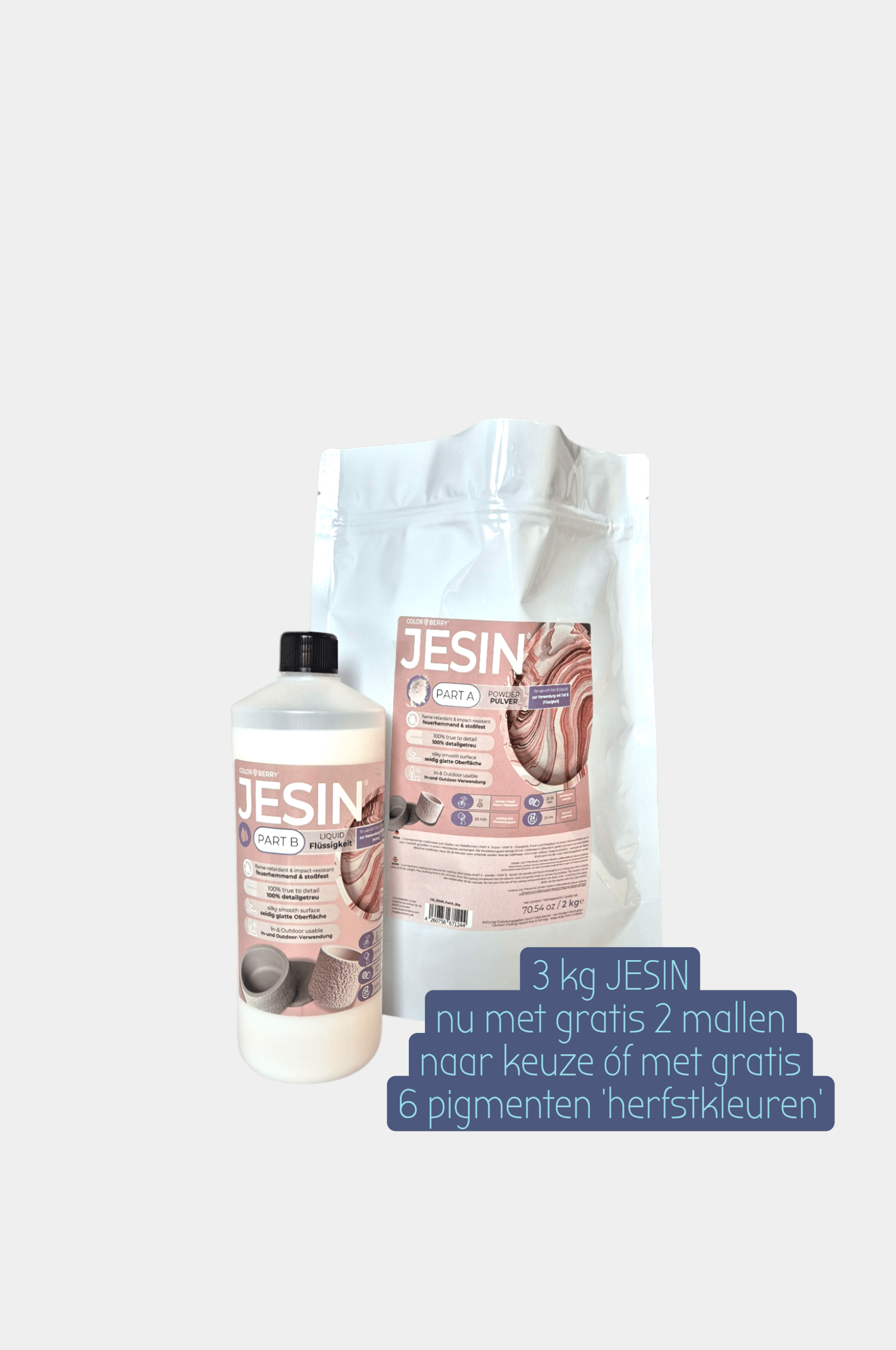 ADVENT - Grondstoffen 3kg + 1 set herfstpigmenten gratis! DIY Grondstoffen House Raccoon 