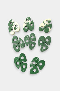 DIY - Siliconen Mal Basis – Coaster MONSTERA 15,3x10,5cm DIY Mallen House Raccoon 