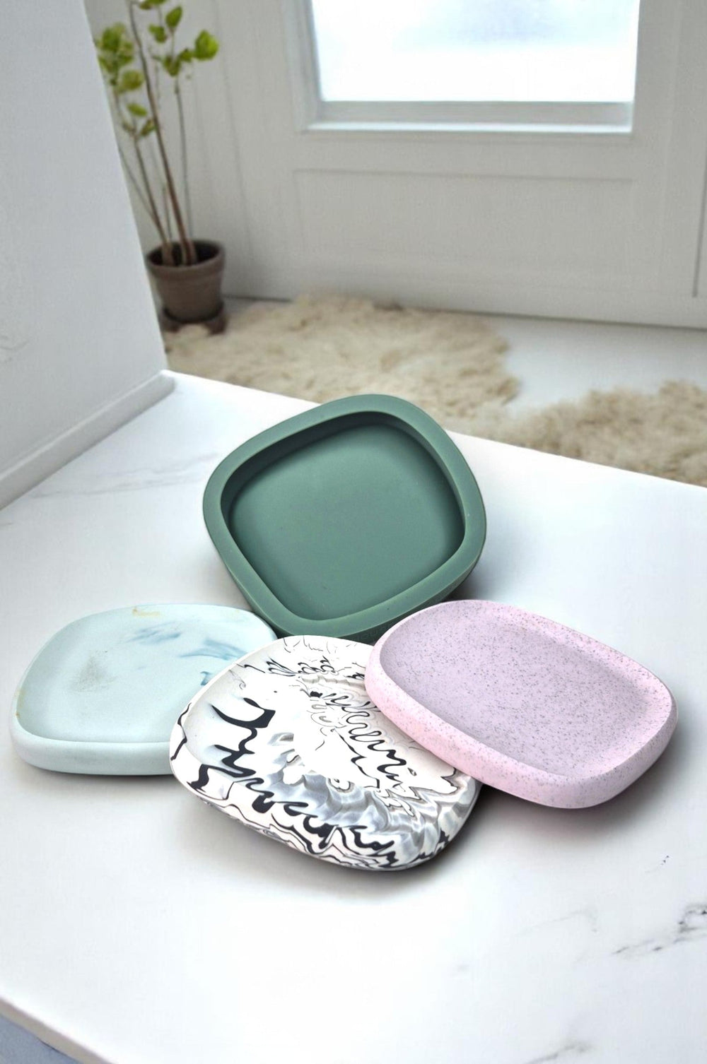 DIY - Siliconen Mal Basis – Tray (M) ONDA 11x10,5cm DIY Mallen House Raccoon 