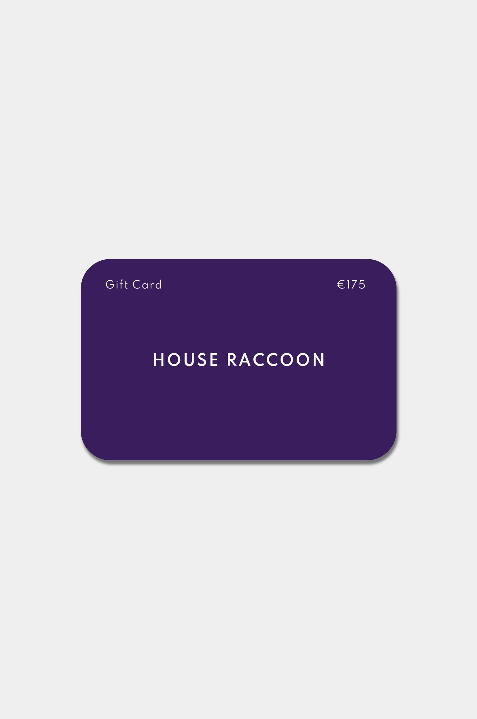 Cadeaubon House Raccoon Cadeaubon House Raccoon €175,00 