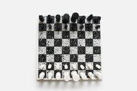 Schaakbord - Terrazzo Wit & Zwart Bordspellen House Raccoon 